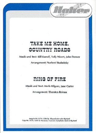 Take me home, Country Roads und Ring of Fire fr Blasorchester