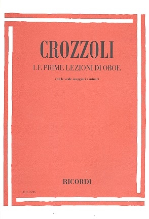 Le prime lezioni di oboe con le scale maggiori e minori