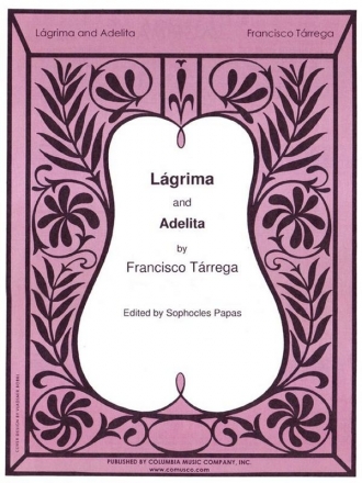 Lagrima and Adelita for guitar