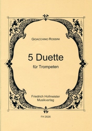 5 Duette fr 2 Trompeten Spielpartitur