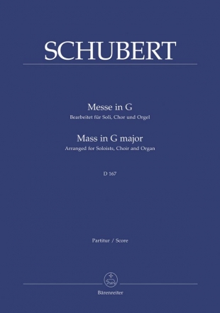 Messe G-Dur D167  fr Soli, Chor und Orgel Partitur