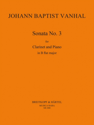 Sonate B-Dur Nr.3 fr Klarinette und Klavier