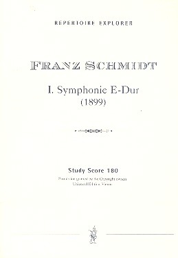 Sinfonie E-Dur Nr.1 für Orchester Studienpartitur
