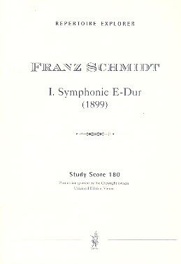 Sinfonie E-Dur Nr.1 fr Orchester Studienpartitur