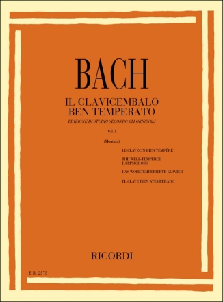 Il clavicembalo ben temperato vol.1 per pianoforte