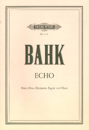 Echo fr Flte, Oboe, Klarinette, Fagott und Horn Partitur