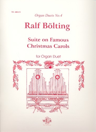 Suite on famous Christmas Carols for organ duet score