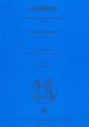 Ave Maria fr Sopran, Klarinette und Orgel