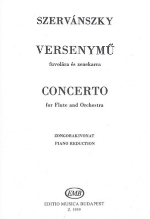 Concerto fr Flte und Klavier Spielpartitur