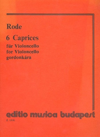 6 caprices fr Violoncello