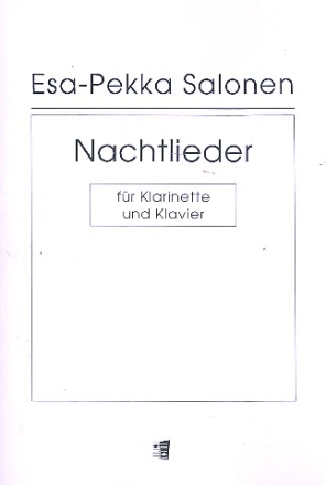 Nachtlieder fr Klarinette und Klavier