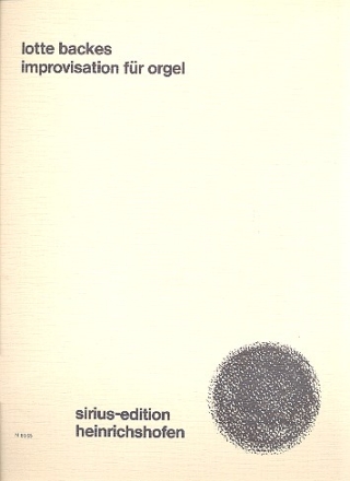 Improvisation fr Orgel