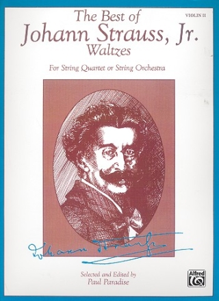 The Best of Johann Strauss junior Waltzes for string quartet violin 2