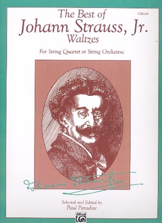 The Best of Johann Strauss junior Waltzes for string quartet cello