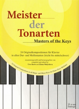 Meister der Tonarten 24 Originalkompositionen fr Klavier in allen Tonarten