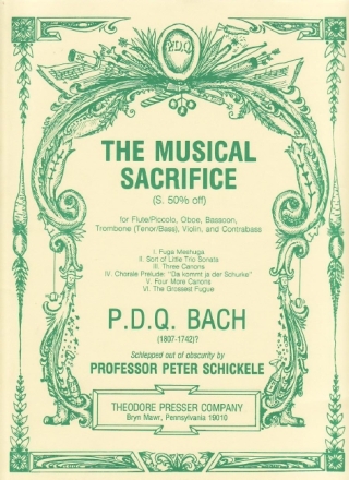 THE MUSICAL SCARIFICE FOR FLUTE/PICC., OBOE, BASSOON, TROMBONE, VL, CB,  SCORE AND PARTS