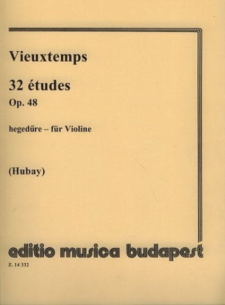 32 Etden op.48 fr Violine
