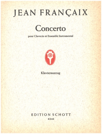 Concerto fr Cembalo und Instrumental-Ensemble Klavierauszug - fr 2 Klaviere