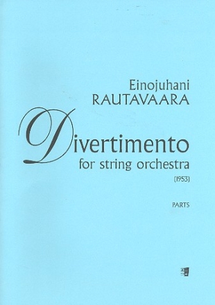 Divertimento for string orchestra parts