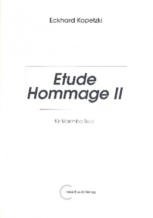 Etude Hommage 2 fr Marimba