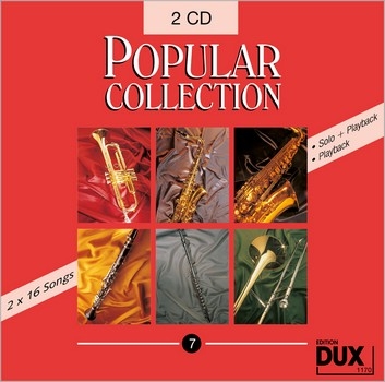 Popular Collection Band 7 2 CD's jeweils mit Solo und Playback und Playback allein