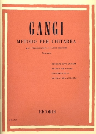 Metodo per chitarra vol.3 per i conservatori e i licei musicali