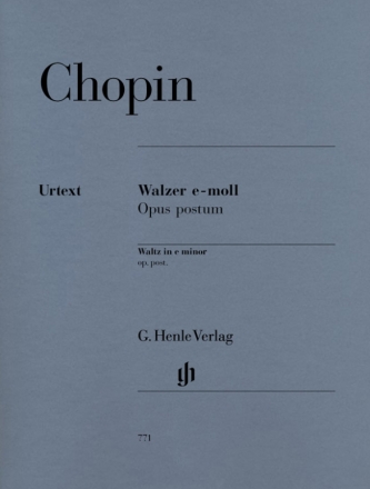 Walzer e-Moll op. postum fr Klavier