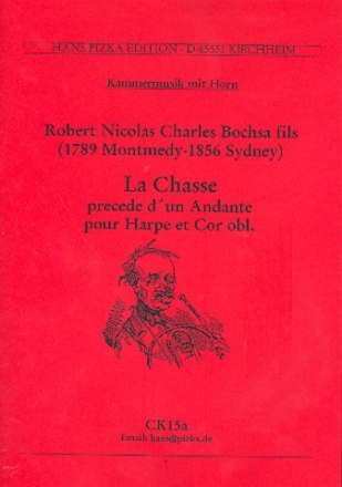 La Chasse precede d'un andante fr Horn und Harfe