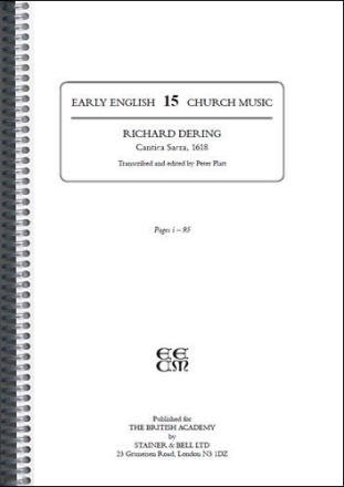 CANTICA SACRA FOR MIXED CHORUS A CAPPELLA SCORE