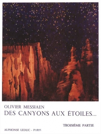 Des canyons aux toiles vol.3 (nos.8-12) pour piano, cor, xylorimba, Glockenspiel et orchestre,   partition