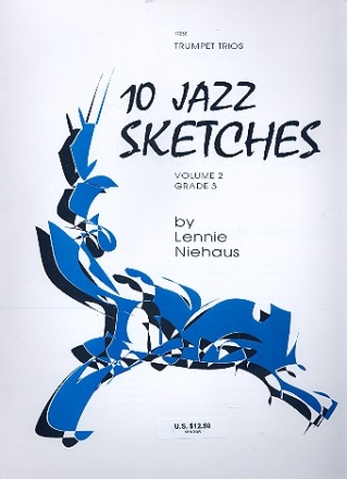 10 Jazz Sketches vol.2 (Grade 3) for 3 trumpets score