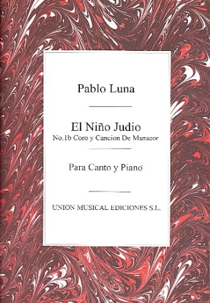 El nino judio no.1b fr Gesang, Mnnerchor und Klavier