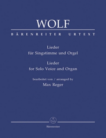 Lieder  fr Singstimme und Orgel