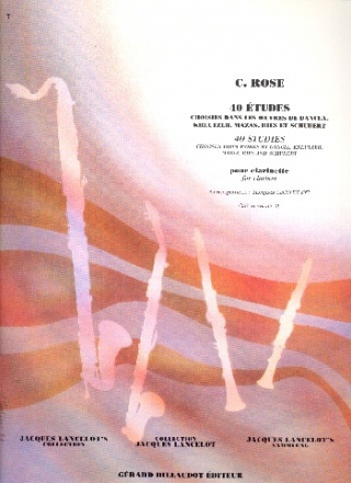 40 tudes vol.2 (nos.21-40) pour clarinette