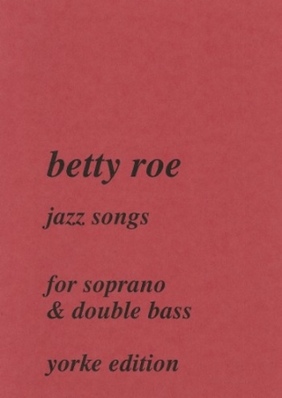 Jazz Songs for soprano and double bass