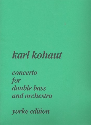 Concerto for double bass and orchestra for double bass and piano