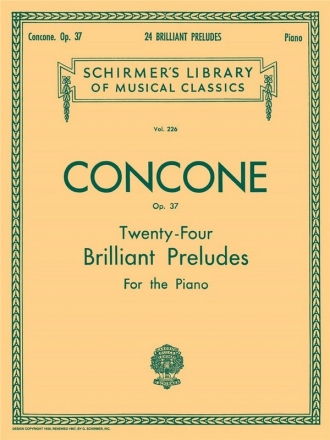 24 BRILLANT PRELUDES OP.37 FOR PIANO