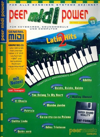 Latin Hits Band 2: fr Keyboards, Sound-Module und Computer Noten und Mididisc