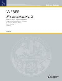 Missa sancta D-dur Nr.2 fr Soli, Chor und Orchester Partitur