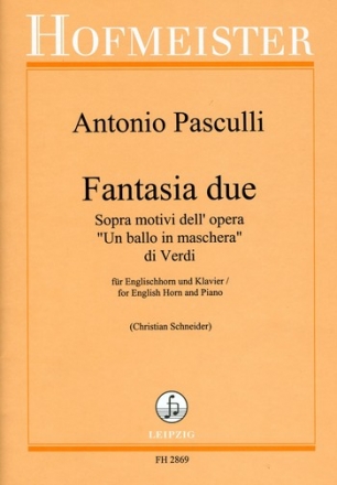 Fantasia Nr.2 Sopra motivi dell'opera 'Un ballo in maschera' di Verdi fr Englischhorn und Klavier