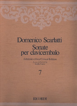 Sonate per clavicembalo vol.7