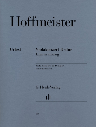Konzert D-Dur fr Viola und Orchester fr Viola und Klavier