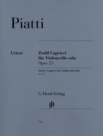 12 Capricci op.25 fr Violoncello solo