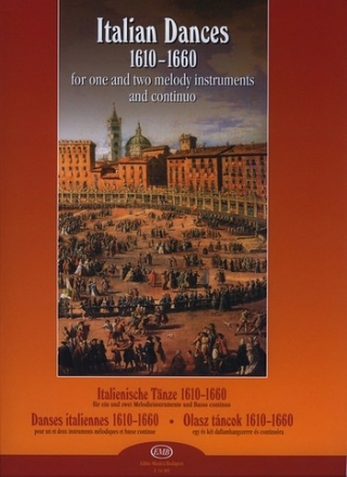 Italian Dances 1610-1660 for 1-2 melody instruments and bc