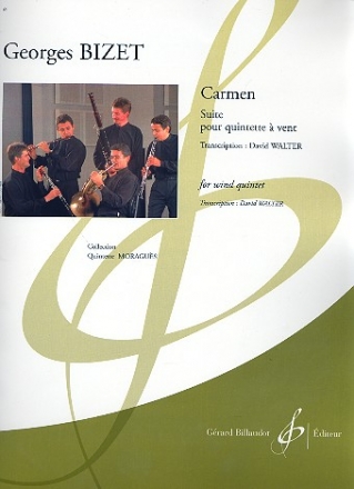 Carmen suite pour quintette a vent partition et parties