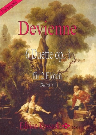 6 Duette op.1 Band 1 (Nr.1-3) fr 2 Flten Spielpartitur