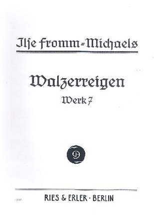 Walzerreigen op.7 fr Klavier