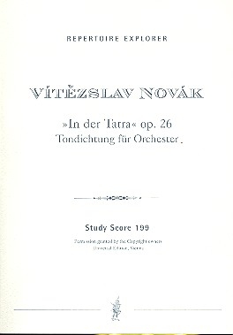 In der Tatra op.26 Tondichtung fr Orchester Studienpartitur