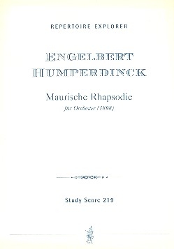 Maurische Rhapsodie fr Orchester Studienpartitur