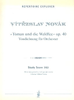 Toman und die Waldfee op.40 Tondichtung fr Orchester Studienpartitur
